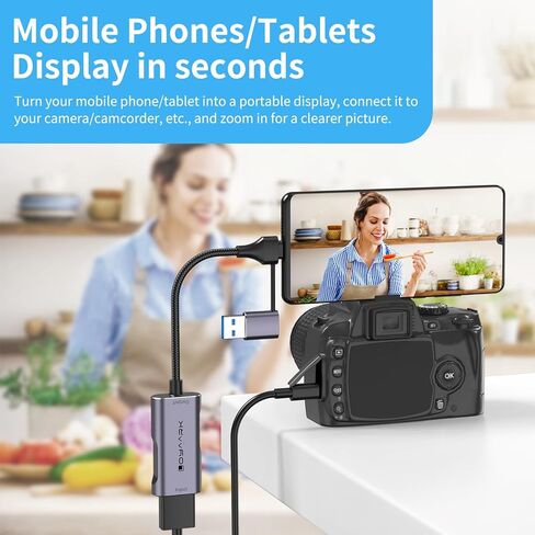USB 3.0 Audio Video Capture Card with Microphone 4K30HZ HD Loop Output, 1080p 60fps Video Recorder for Streaming Video Game Capture for Cell Phones/DSLR Cameras / PS5 / Xbox/PC in Saudi Arabia