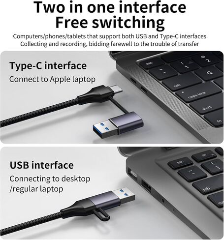 USB 3.0 Audio Video Capture Card with Microphone 4K30HZ HD Loop Output, 1080p 60fps Video Recorder for Streaming Video Game Capture for Cell Phones/DSLR Cameras / PS5 / Xbox/PC in Saudi Arabia