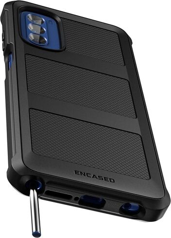 Encased 2-in-1 Belt Combo for Moto G Stylus 5G 2022 Case with Holster Clip Phone Pouch and Screen Protector (Black) in Saudi Arabia