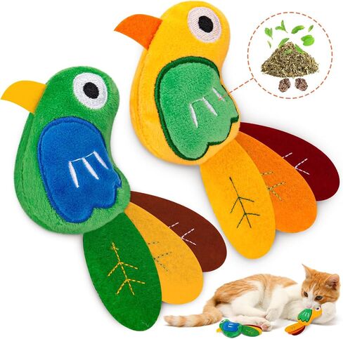 Retro Shaw Cat Toys Cat Pillows Refillable Catnip Toys 3 Pack,Fuzzy Toys Crinkle Sound Kitten Toy,Interactive Cat Kicker Toy for Indoor Cats,Promotes Kitten Kitty Exercise in Kuwait