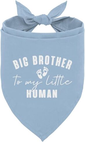 Big Brother to My Little Human Dog Bandana, Big Brother Bandana for Dog, Big Brother Bandana for Dog, Dog Bandana for Small Medium Dogs, Dog Scarf, Gift for Dog Lover (D16) in Saudi Arabia