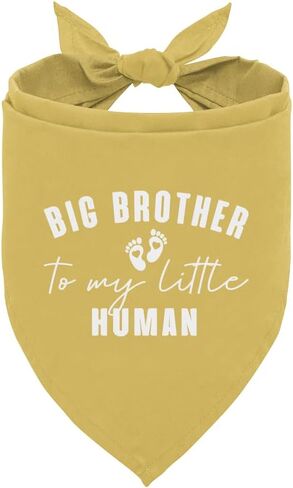 Big Brother to My Little Human Dog Bandana, Big Brother Bandana for Dog, Big Brother Bandana for Dog, Dog Bandana for Small Medium Dogs, Dog Scarf, Gift for Dog Lover (D16) in Saudi Arabia