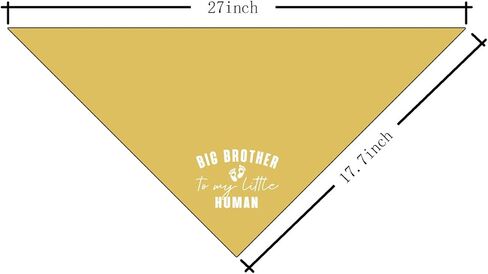 Big Brother to My Little Human Dog Bandana, Big Brother Bandana for Dog, Big Brother Bandana for Dog, Dog Bandana for Small Medium Dogs, Dog Scarf, Gift for Dog Lover (D16) in Saudi Arabia
