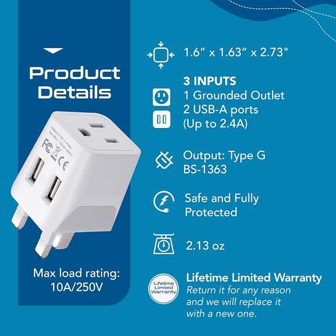 Ceptics 200 Watt Step Down Voltage Converter – Converts 220V/240V to 110V/120V – Ideal for Hair Straighteners, Laptops, and Chargers – CE Certified Travel Voltage Converter in Saudi Arabia