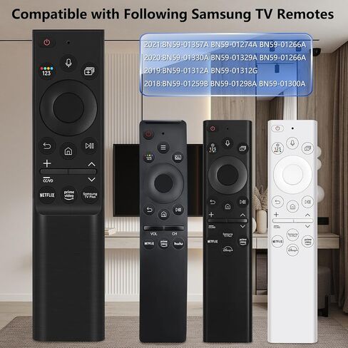 BN59-01391A Solar Voice Remote Replacement for Samsung TV Remote, Compatible with Samsung Smart TVs Ultra HD Neo QLED The Frame and Crystal UHD Series 2021-2023 Models (Solar White) in Saudi Arabia
