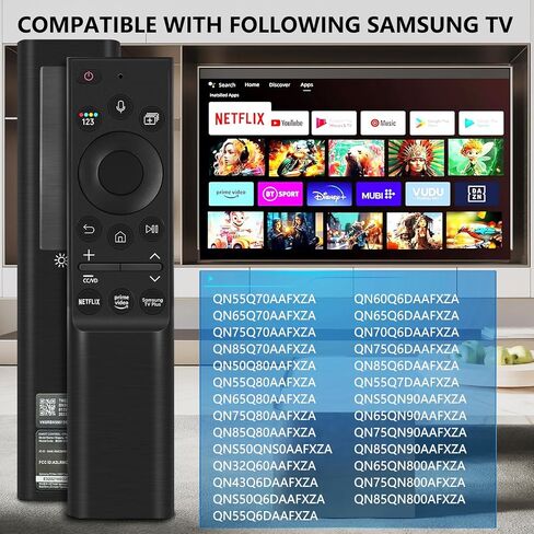 BN59-01391A Solar Voice Remote Replacement for Samsung TV Remote, Compatible with Samsung Smart TVs Ultra HD Neo QLED The Frame and Crystal UHD Series 2021-2023 Models (Solar White) in Saudi Arabia