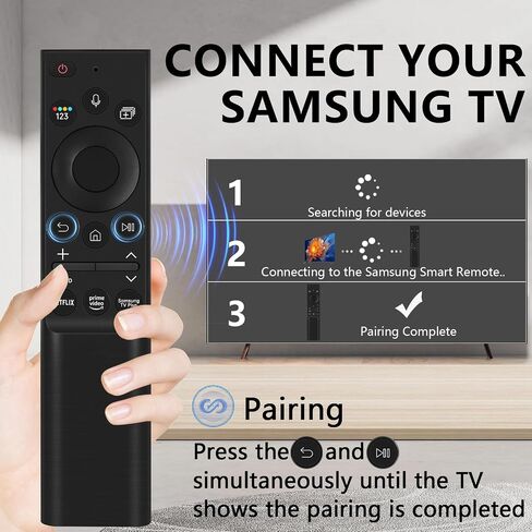 BN59-01391A Solar Voice Remote Replacement for Samsung TV Remote, Compatible with Samsung Smart TVs Ultra HD Neo QLED The Frame and Crystal UHD Series 2021-2023 Models (Solar White) in Saudi Arabia