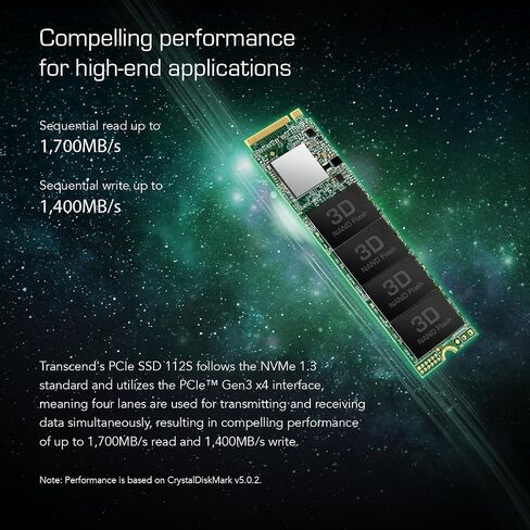 ترانسيند هارد SSD داخلي للالعاب بذاكرة مستديمة 4TB MTE250H - منفذ الملحقات الاضافية السريع الجيل الرابع، M.2 2280 مع مشتت حراري من الالومنيوم، حتى 7200 ميجابايت/ثانية - TS4TMTE250H in Kuwait