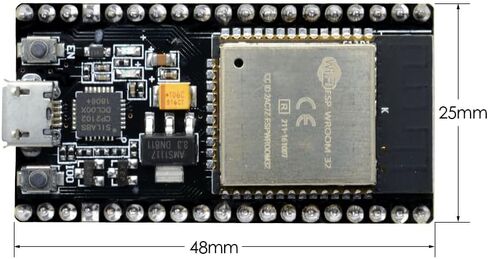 ESP32S Board 38PIN ESP32 WROOM-32 Development Board, Aideepen ESP32S Board CP2102 2.4GHz Dual-Core Compatible with Arduin, Nodemcu, and MicroPytho in Saudi Arabia