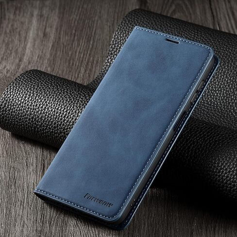 EYZUTAK Premium PU Leather Flip Case for Samsung Galaxy A15 4G/5G, Magnetic Closure Protective Case Stand Function Card Cash Slots Shockproof Durable Wallet Cover Soft TPU Inner Phone Case - Brown in Saudi Arabia