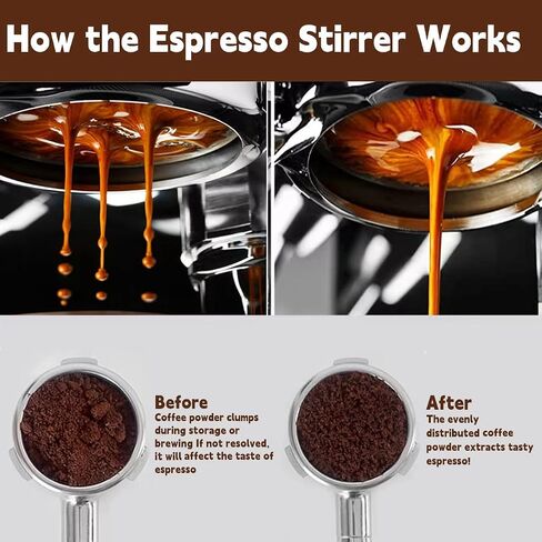 Espresso Puck Screen for 54mm Portafilter Basket, 1.7mm Thickness Made with 316 Stainless Steel, Coffee Machine Reusable Filter for Barista Accessories (54mm *2） in Saudi Arabia