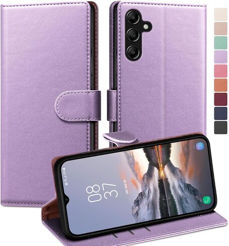 for Samsung Galaxy A54 5G Phone case[RFID Blocking Leather],[3 Credit Card Slot] Flip Folio Book Shockproof Protector,Holder Stand Cases,Women Men for Samsung A54 Wallet Cover,Wine Red in Saudi Arabia