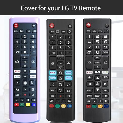Case for LG TV Remote, Glow in The Dark Remote Cover for LG Remote Control for Smart TV, Battery Cover Replacement Sleeve Skin Blue in Saudi Arabia