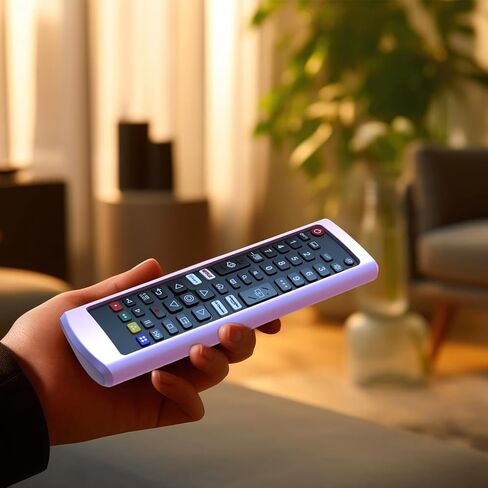Case for LG TV Remote, Glow in The Dark Remote Cover for LG Remote Control for Smart TV, Battery Cover Replacement Sleeve Skin Blue in Saudi Arabia