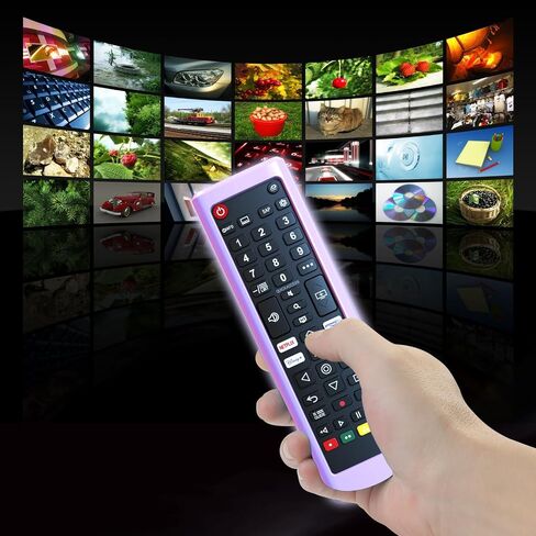 Case for LG TV Remote, Glow in The Dark Remote Cover for LG Remote Control for Smart TV, Battery Cover Replacement Sleeve Skin Blue in Saudi Arabia