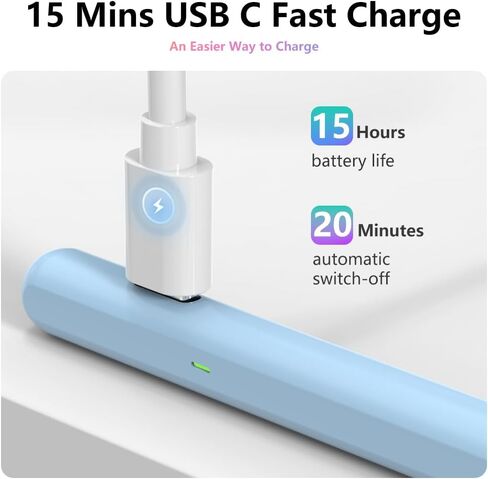 Pencil for Apple iPad 10th Generation, 15Mins Fast Charge for Apple Pencil, Tilt Sensitivity & Palm Rejection for iPad Pencil, Drawing Stylus Pen for iPad 2018-2024, Good to Note-Taking Work Study in Saudi Arabia