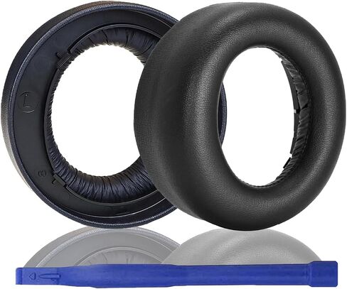 Pulse 3D Earpads Cushions استبدال Sony PlayStation 5 سماعة Pulse 3D PS5 ، وسادات الأذن PS5 PS5 Goling Ear Aycions ، وملحقات أكواب الأذن مع رغوة عزل الضوضاء (أسود) in Kuwait
