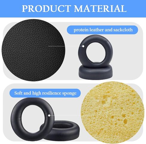 Pulse 3D Earpads Cushions استبدال Sony PlayStation 5 سماعة Pulse 3D PS5 ، وسادات الأذن PS5 PS5 Goling Ear Aycions ، وملحقات أكواب الأذن مع رغوة عزل الضوضاء (أسود) in Kuwait
