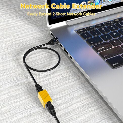 5 قطع من وصلات RJ45، هيكل من سبائك الألومنيوم، محولات إيثرنت أنثى إلى أنثى، وحدات 8 دبابيس مستقيمة من خلال الموسع، موصلات الشبكة لكابل إيثرنت Cat8/Cat7/Cat6/Cat6a/Cat5e/Cat5 (أسود) in Saudi Arabia