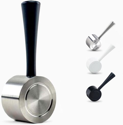 Crema Coffee Products - Replacement Steam Lever Compatible with Breville Espresso Machines - Brushed Silver - Fits the Barista Express, Infuser, Barista Pro in Saudi Arabia