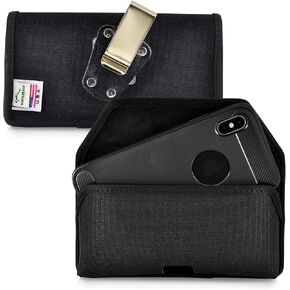 Turtleback Holster Designed for iPhone 11 Pro Max (2019) and iPhone Xs MAX (2018) Belt Case Black Leather Pouch with Executive Belt Clip, Horizontal in Kuwait