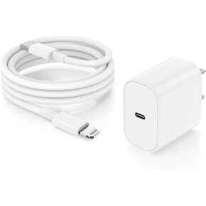 iPhone 16 15 Charger Fast Charging, 10ft USB C to C Cable Cord Long and 20W USB C Charger for iPhone 16/16 Pro/16 Pro Max/15/15 Plus/15 Pro/15 Pro Max/iPad, USB C Wall Plug Power Adapter Cube Brick in Kuwait