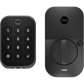 Yale Assure Lock 2 Deadbolt, Black Suede Smart Keyless Entry Door Lock with Wi-Fi Connected Keypad for Code Entry and Remote Access, YRD450-WF1-BSP