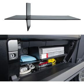 JDMCAR Glove Box Organizer Compatible with 2023 Toyota 4Runner Accessories 2010 - 2020 2021 2022 and Lexus GX 460 (2010-2022)，Insert ABS Black Materials Compartment Tray