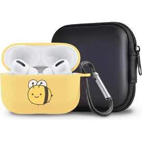 Cute Halloween Cat Case Compatible with AirPods Pro 2 with Keychain, Cartoon Animal Design Soft TPU Cover for AirPods Pro 2nd Generation Charging Case Smooth Protective Shell for Girl Women（Black）