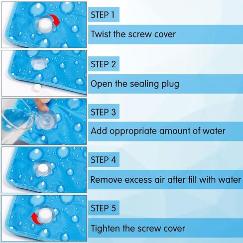 Dog Cooling Mat Water Injection Pet Cooling Pads Dogs & Cats Pet Cooling Blanket for Outdoor Car Seats Beds in Saudi Arabia