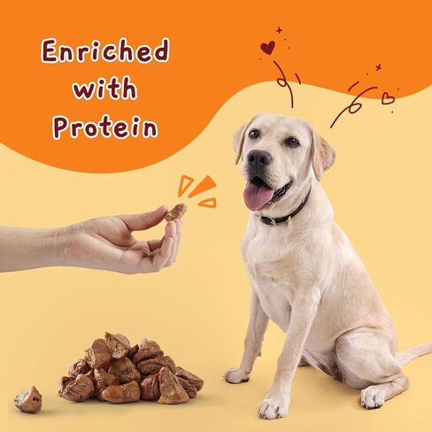 Jungle Calling Freeze Dried Cat and Dog Treats, Single Ingredient Chicken Cube Cat Treats, Dog Snacks for Training in Kuwait