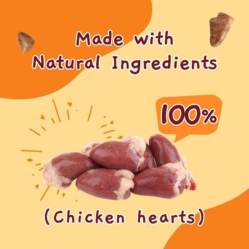 Jungle Calling Freeze Dried Cat and Dog Treats, Single Ingredient Chicken Cube Cat Treats, Dog Snacks for Training in Kuwait