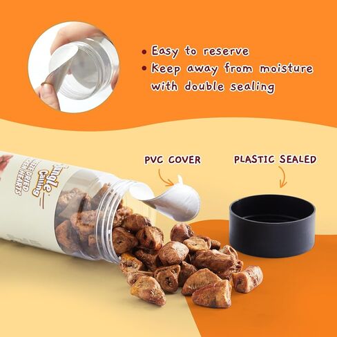 Jungle Calling Freeze Dried Cat and Dog Treats, Single Ingredient Chicken Cube Cat Treats, Dog Snacks for Training in Kuwait
