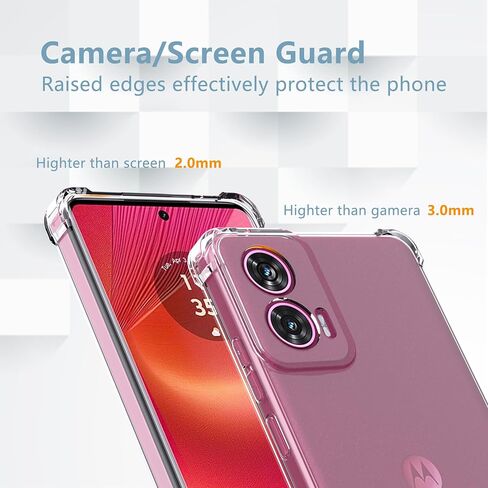 Designed for Samsung Galaxy S24 FE AI TPU Case.Galaxy S24 FE AI Clear Phone Case[Military-Grade Shockproof] Ultra-Thin Drop-Proof and Ultra-Flexible.for S24 FE AI in Saudi Arabia