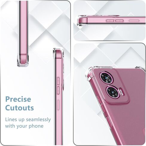 Designed for Samsung Galaxy S24 FE AI TPU Case.Galaxy S24 FE AI Clear Phone Case[Military-Grade Shockproof] Ultra-Thin Drop-Proof and Ultra-Flexible.for S24 FE AI in Saudi Arabia