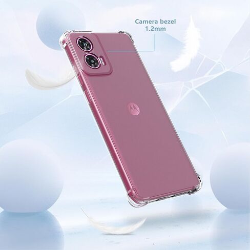 Designed for Samsung Galaxy S24 FE AI TPU Case.Galaxy S24 FE AI Clear Phone Case[Military-Grade Shockproof] Ultra-Thin Drop-Proof and Ultra-Flexible.for S24 FE AI in Saudi Arabia