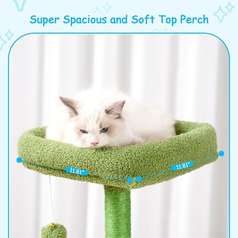 Hey-brother Gothic Cat Tree, 42.5-Inches Cat Tower for Indoor Cats, Plush Multi-Level Kitten Cat Condo with Scratching Post,Ramp, Basket, Spacious Cat Cave, Hanging Ball, Black and Red MPJ007SBR in Saudi Arabia
