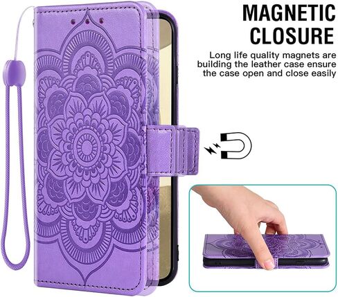ASUWISH PHONE CASE لـ Samsung Galaxy S24 5G Wallet Wallet مع واقي شاشة زجاجي مقسى وحامل بطاقة الائتمان من الجلد ملحقات خلية المعصم S 24 24S GS24 G5 نساء الرجال الأزرق in Saudi Arabia