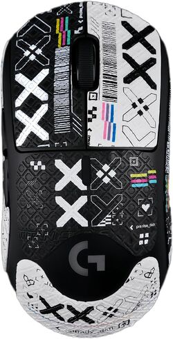 Mouse Grip Tape Full Coverage for Logitech GPW/Viper Self-Adhesive PreCut Sweat-Resistant Professional Mice Upgrade Kit (SB-01, for G PRO X Superlight 1&2) in Saudi Arabia