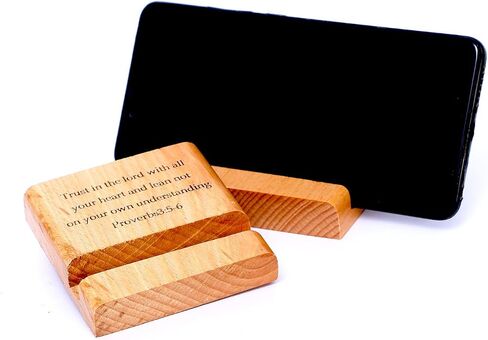 JD'Z COLLECTION to My Dad Engraved Wooden Cell Phone Holder, Tablet, Mobile Stand Inspirational, Gift for Dad from Son & Daughter, Meaningful Birthday Gift,Gift for Dad (#1 to My Dad) in Saudi Arabia