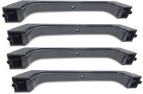 T&M Traders LLC Microwave Oven Door Handle Compatible Replacement EA232251 WB15X323 (1), Black, ABS (100%), 10.94 x 1.69 x 1.57 inches in Saudi Arabia