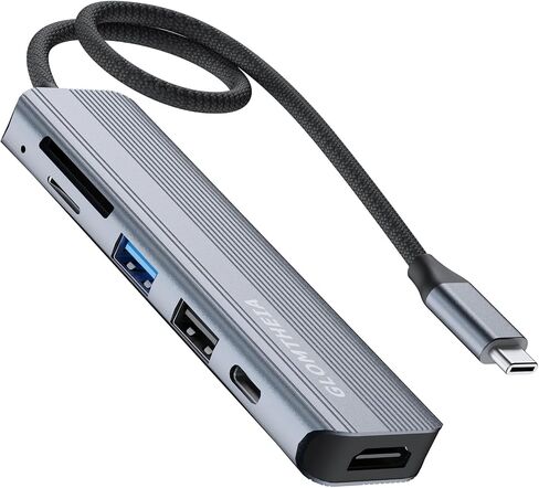 USB C Hub Ethernet HDMI Multiport Adapter for MacBook Pro/Air, iPad, Laptop Dock with 5Gbps USB A/C, 1Gbps RJ45 Gigabit Ethernet, 4K 30Hz HDMI, 100W Pass Through Charging in Saudi Arabia