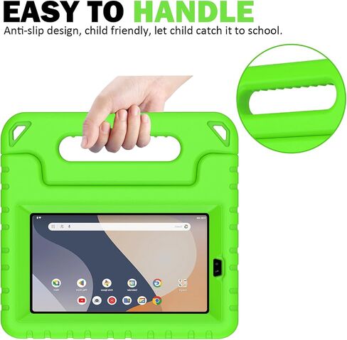 AVAWO Kids Case for Onn 7 inch 2024 Gen 4 (Model 100135924) Tablet (4th Generation, 2024), Light Weight Shock Proof Handle Stand Case for Walmart Onn 7 Tablet (Just Fit 7" 2024, 4 Gen), Green in Saudi Arabia