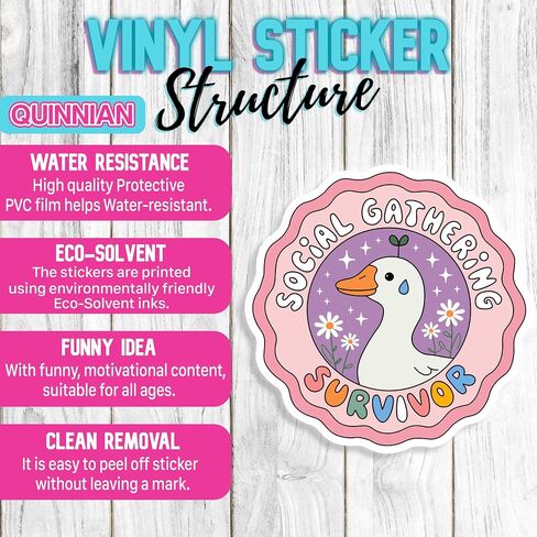Set 3Pcs Complete and Otter Cha*s Sticker Funny Quotes Otter Cute Meme Humor Sticker Bookish Hard Hat Waterproof 3 Inches Die-Cut Vinyl for Water Bottle Laptop Phone for Friend Coworker Dad Mom in Saudi Arabia