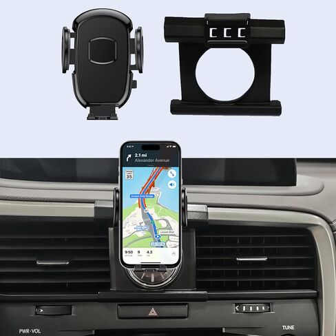 Car Phone Holder Mount Fit for Lexus RX 350 / 350L / 450h / 450hL 2016-2019, Car Dashboard Mount Compatible with 8inch Screen,Thick Cases Friendly Fit for iPhone/Android and All Smartphones in Saudi Arabia