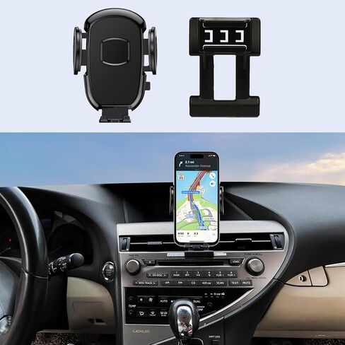 Car Phone Holder Mount Fit for Lexus RX 350 / 350L / 450h / 450hL 2016-2019, Car Dashboard Mount Compatible with 8inch Screen,Thick Cases Friendly Fit for iPhone/Android and All Smartphones in Saudi Arabia