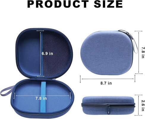 Carrying Case Compatible with Sony WH-1000XM4, WH-CH720N, WH-1000XM5, WH-CH520, ULT WEAR, WHCH710N, WH-CH510 Headphones, Travel Black Hard Shell by DR·AMIU in Saudi Arabia