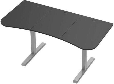 Monoprice Height Adjustable Sit-Stand Riser Table Desk Frame - Black with Electric Single Motor, Compatible with Desktops from 39 Inches Up to 63 Inches Wide - Workstream Collection in Saudi Arabia