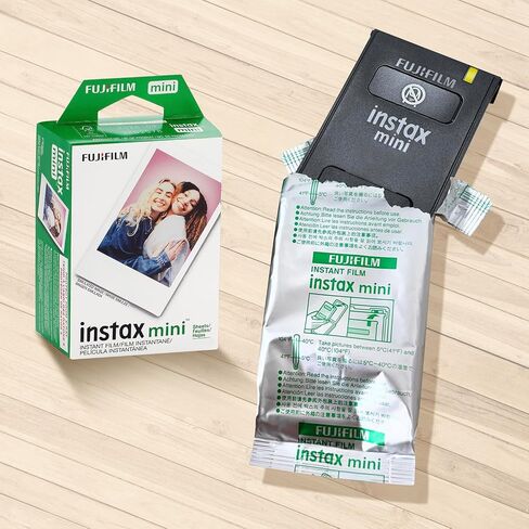 Fujifilm instax Mini 8,9,11,12، تتضمن مجموعة ملحقات الكاميرا - فيلم Fuji الفوري 20 ورقة + حزمة ممتازة أكثر من 60 قطعة لأفلام Fujifilm instax Mini in Kuwait