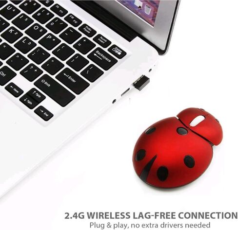 Cute Wireless Mouse, Turtle Shape Cartoon 2.4GHz Cordless Silent Mouse with USB Receiver Children Mice Kids Gaming Mouse for Notebook, Laptop,PC, Desktop,Gift(Green) in Saudi Arabia